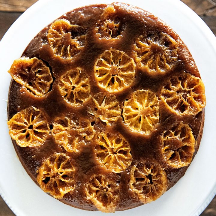 Clementine Upside Down Gingerbread Cake