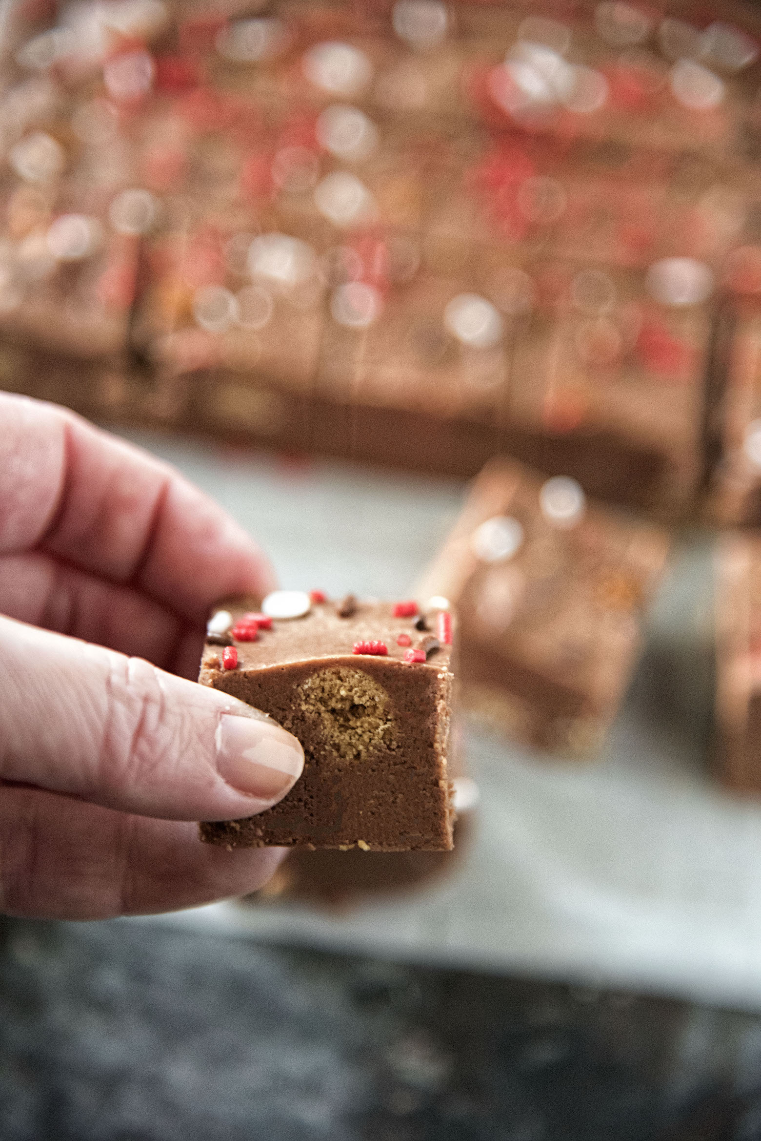 Milk Chocolate Gingerbread Fudge