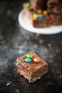 Monster Cookie Chocolate Fudge