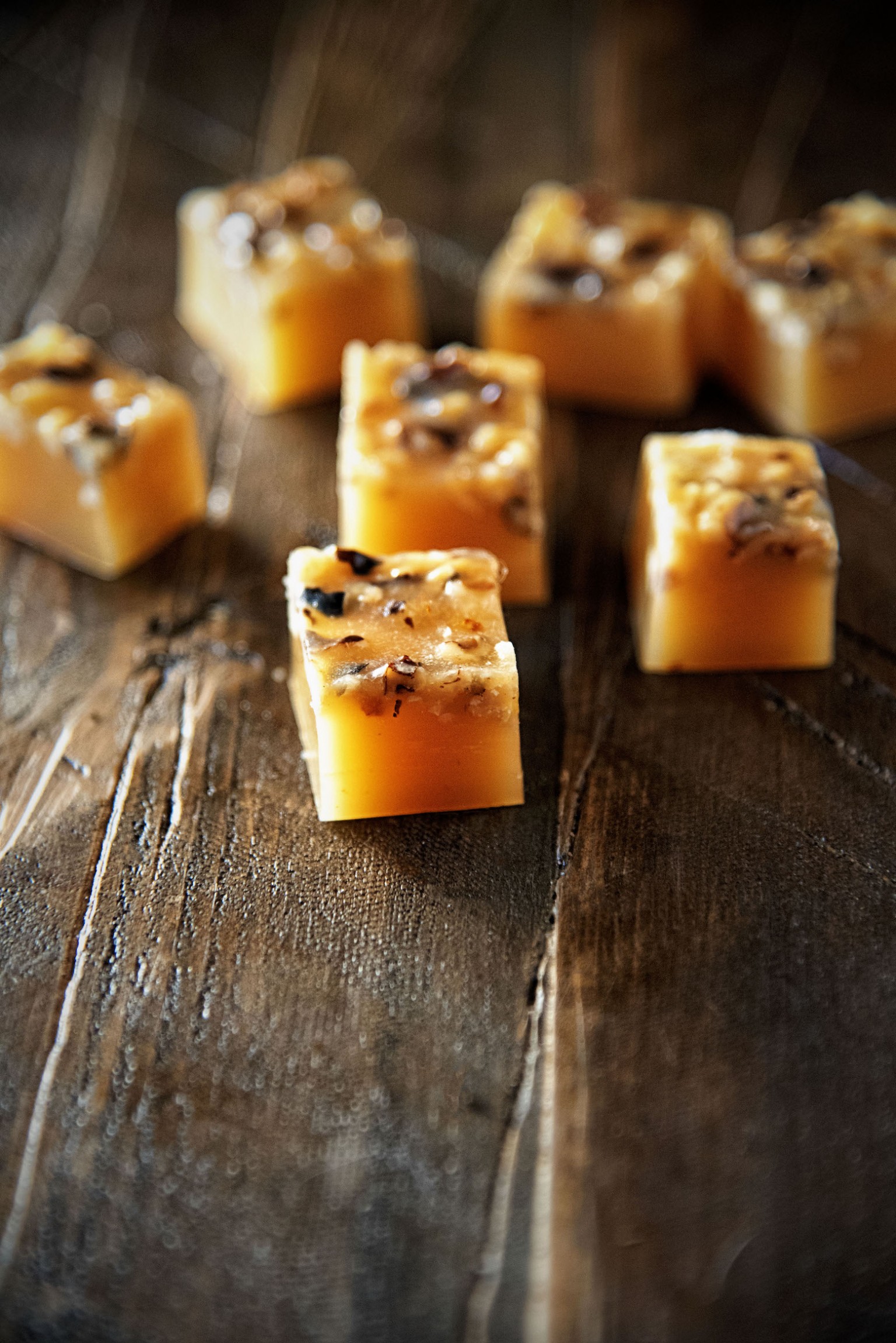 Orange Walnut Caramels