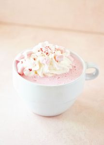 Spiked Candy Cane White Hot Chocolate