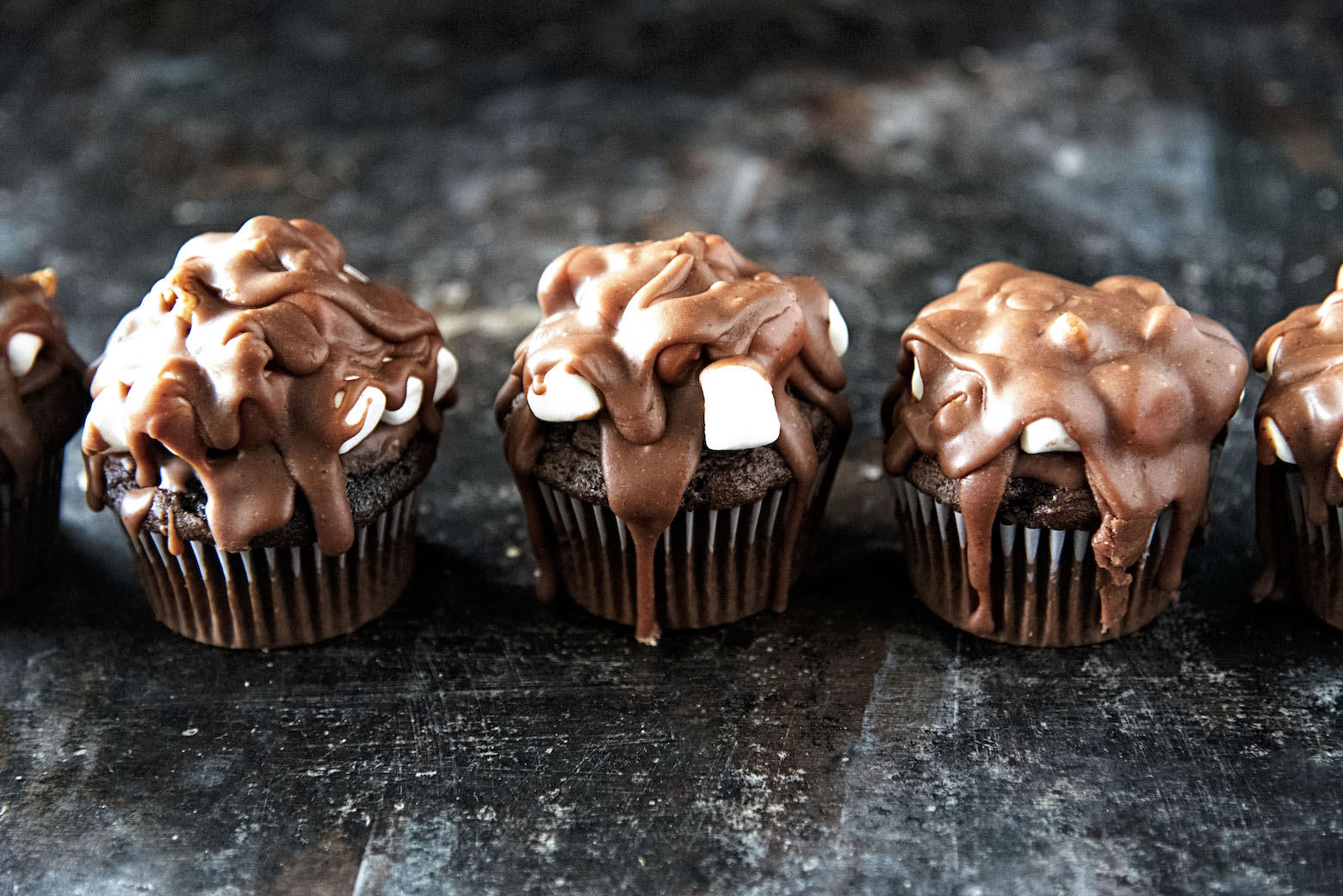 rocky road cupcakes  The Domestic Goddess Wannabe