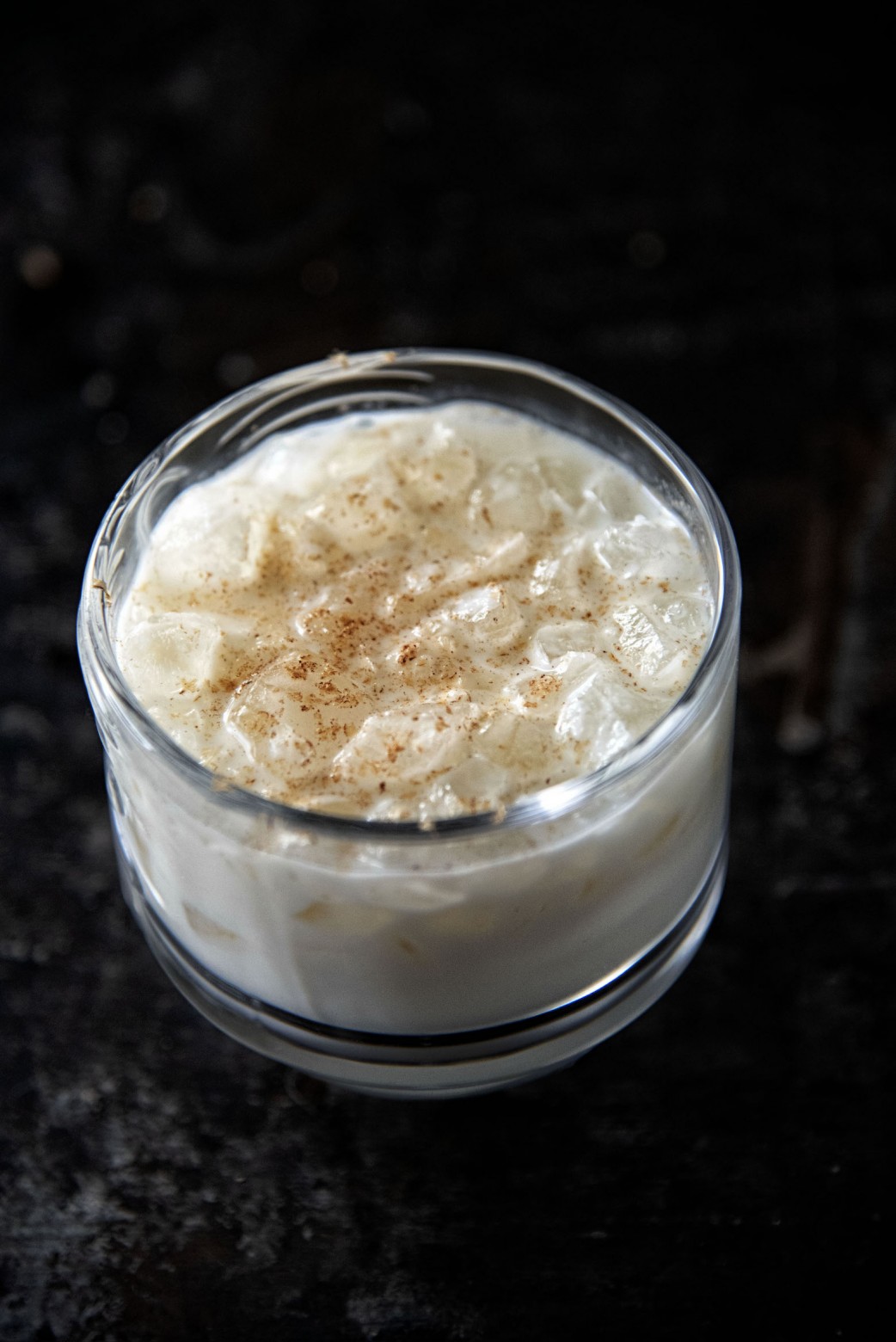 Spiced Rum Milk Punch with Fresh Nutmeg
