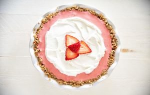 Strawberry Cream Cheese Pretzel Pie