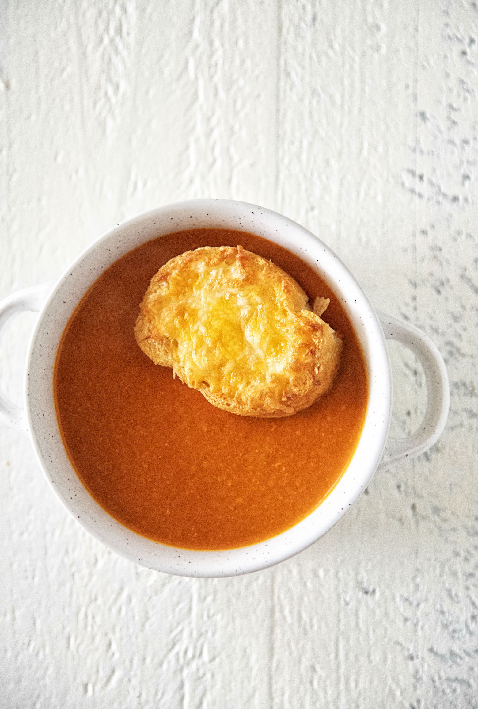 Vegetarian Tomato Cheddar Soup