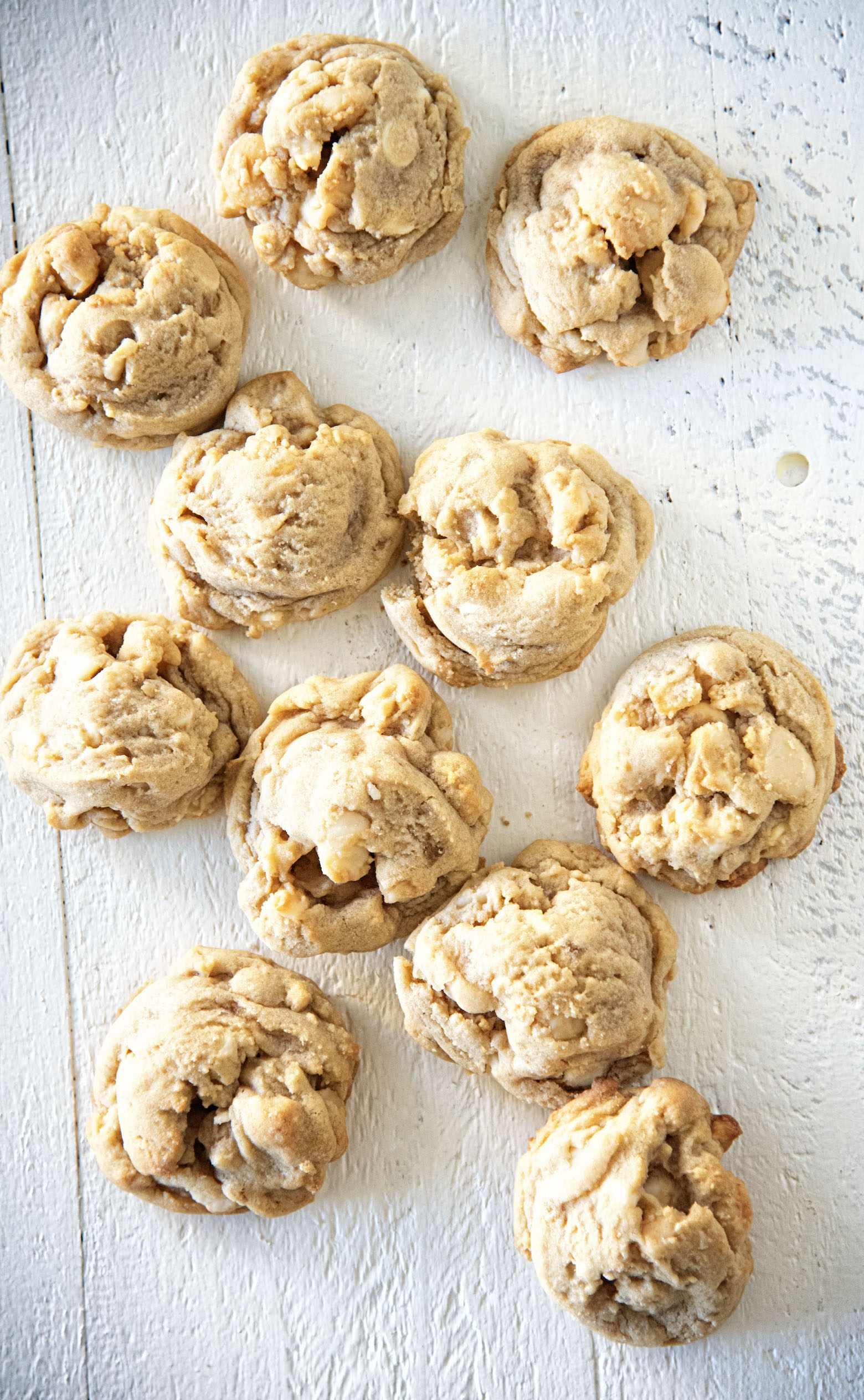 White Chocolate Dried Pineapple Salted Macadamia Nut Cookie