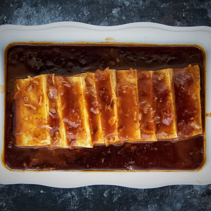 Easy Sweet Sour Apricot Tofu 