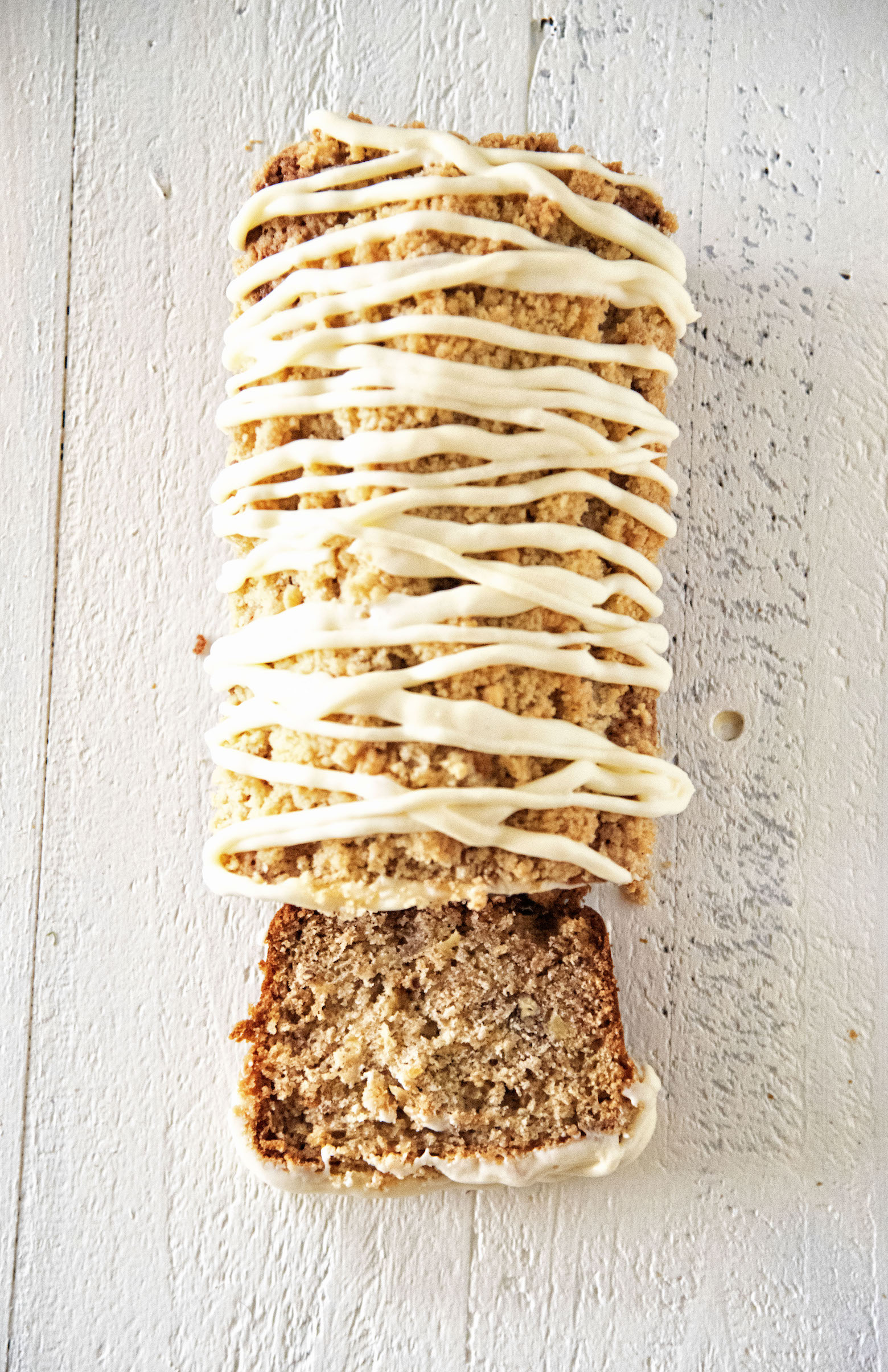 Hummingbird Streusel Loaf Cake 