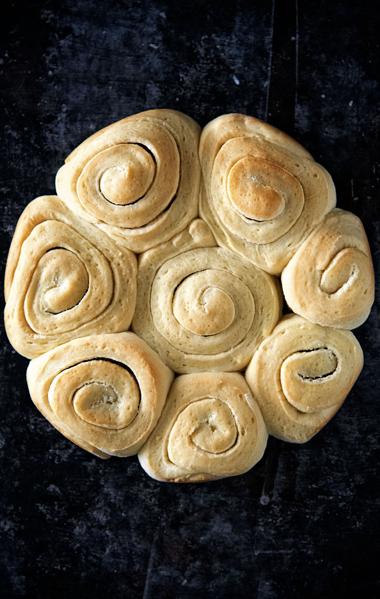 Garlic Butter Sourdough Buns