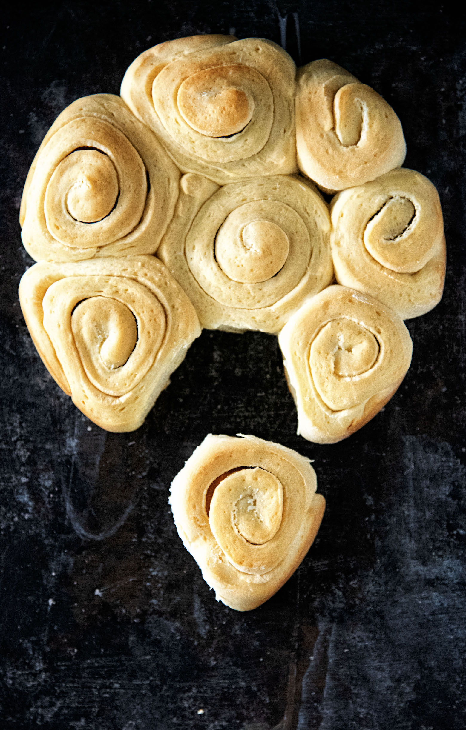 Garlic Butter Sourdough Buns