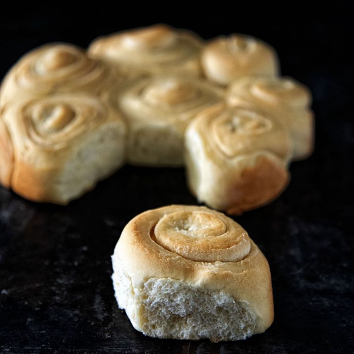 Garlic Butter Sourdough Buns