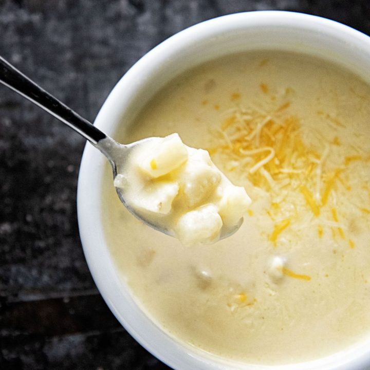 Potato Three Cheese Soup