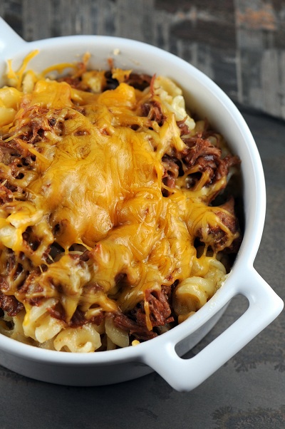 BBQ Pulled Pork Macaroni and Cheese