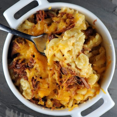 BBQ Pulled Pork Mac and Cheese