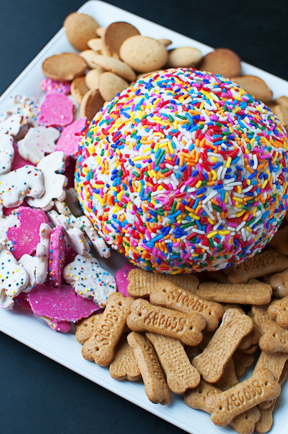 Cake Batter Cheesecake Cheeseball