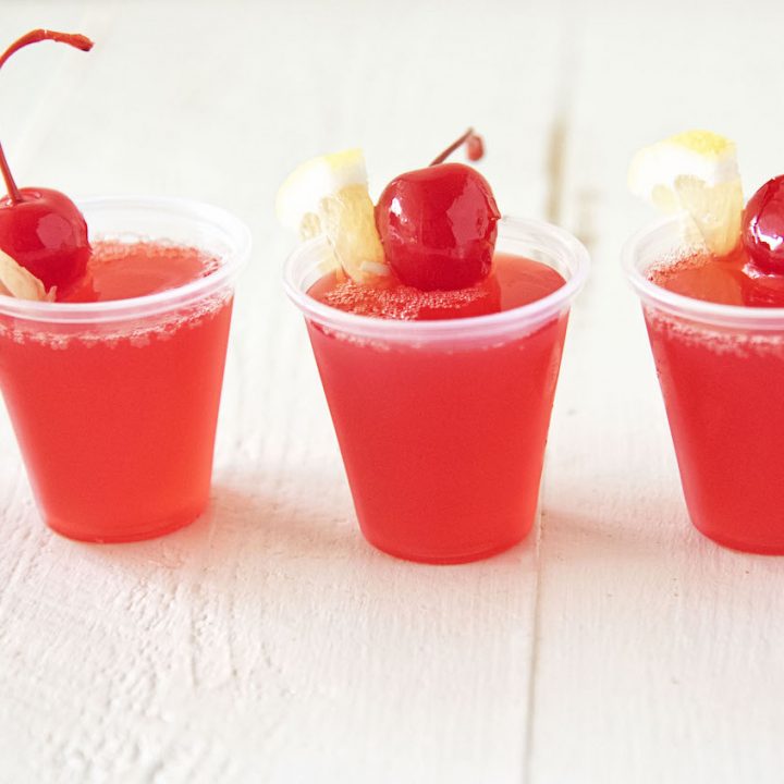 Cherry Lemonade Jelly Shots