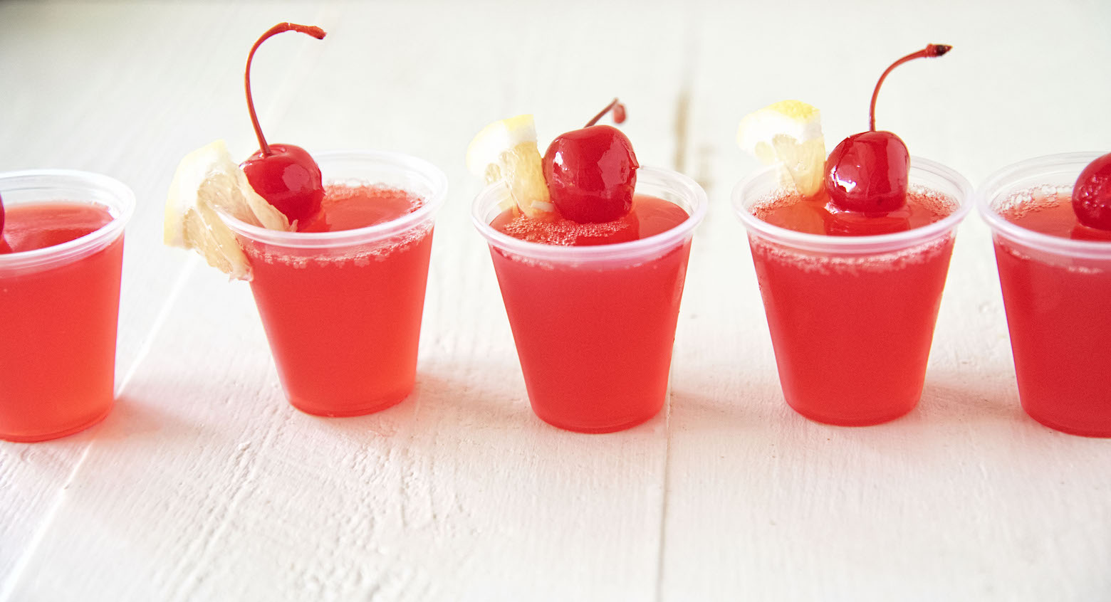 Cherry Lemonade Jell-O Shot