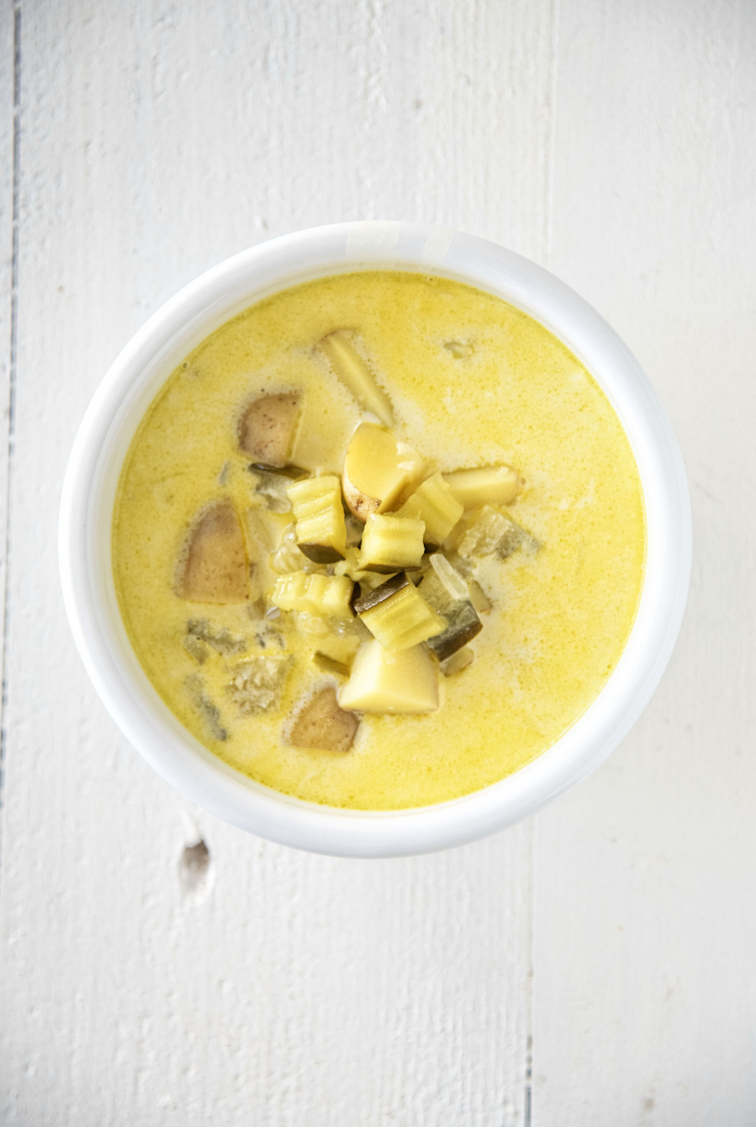 Dill Pickle Cheddar Cheese Soup