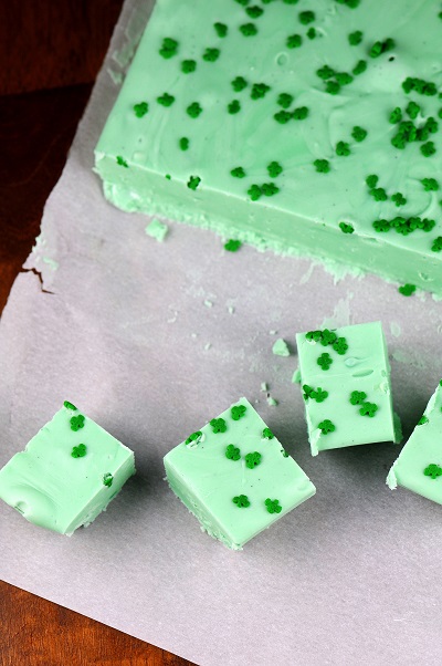 Drunken Grasshopper Fudge