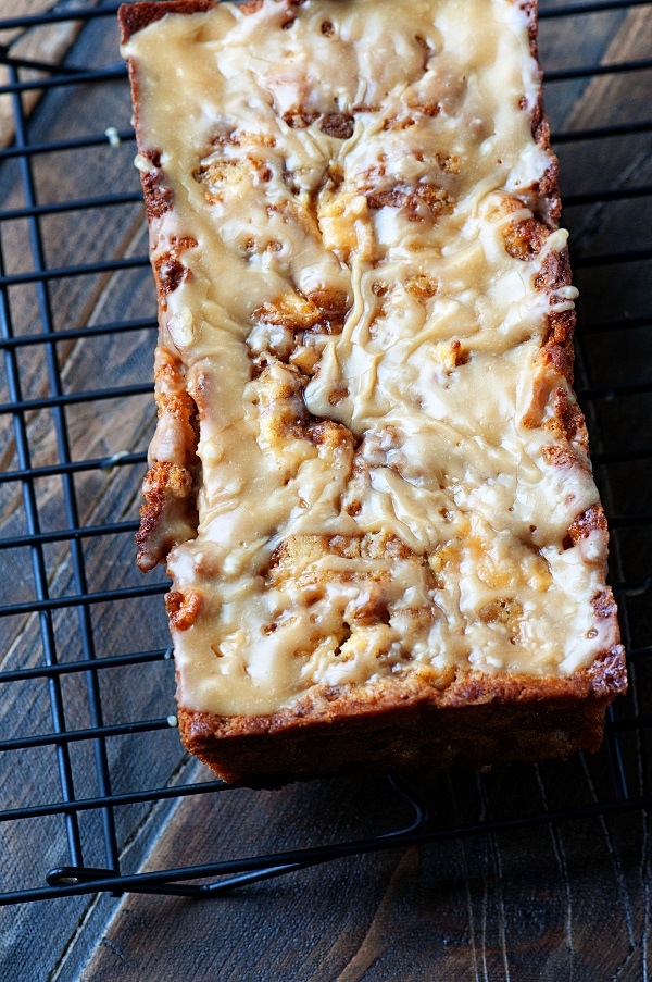 Salted Caramel Apple Fritter