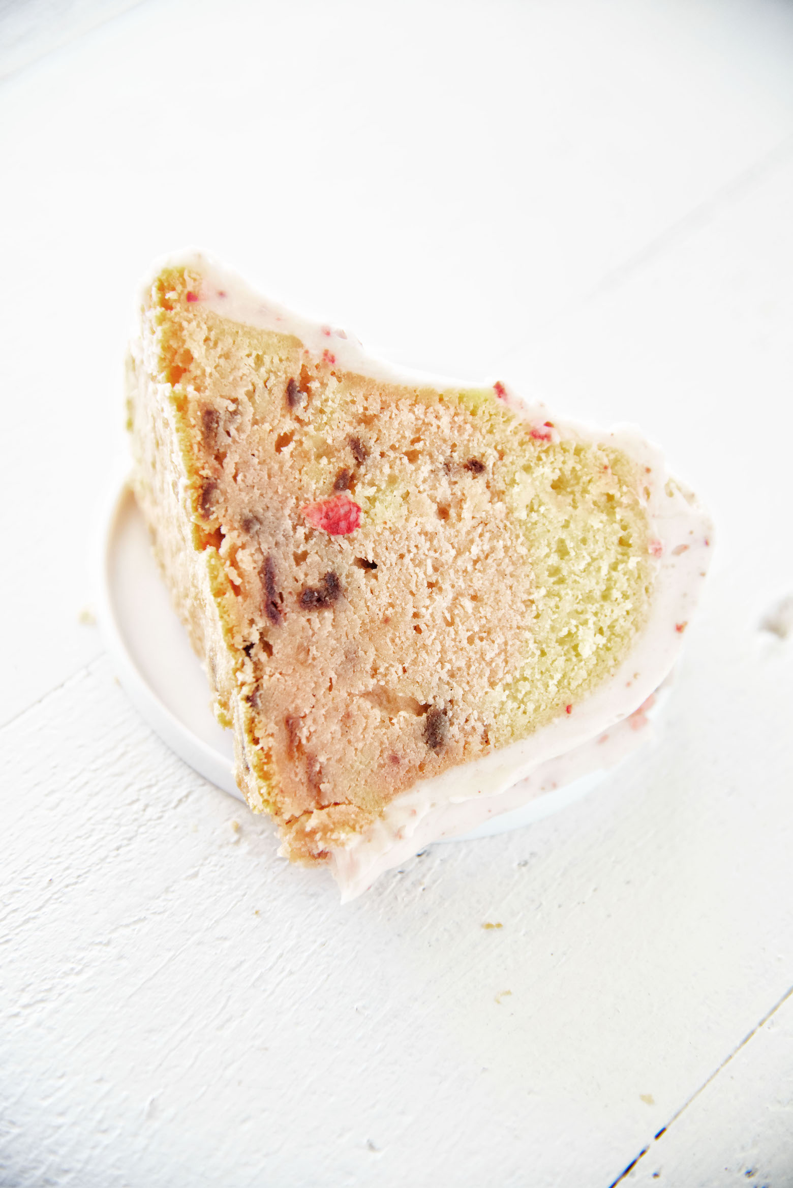 Strawberries and Cream Bundt Cake