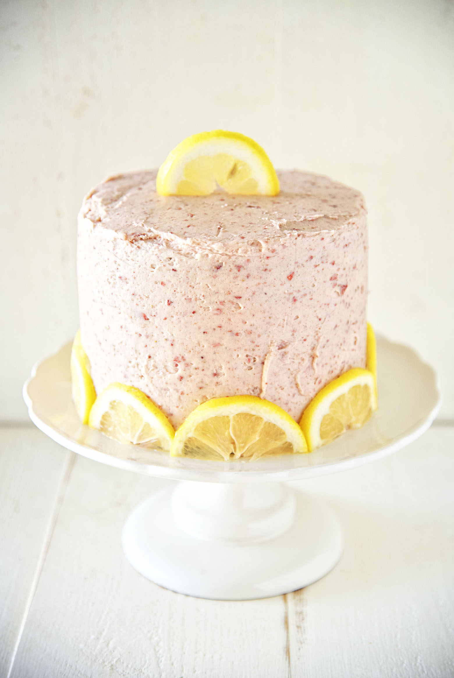 Strawberry Lemonade Layer Cake 