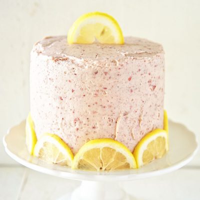 Strawberry Lemonade Layer Cake