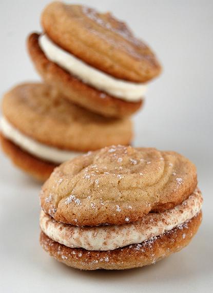 Tiramisu Sandwich Cookies