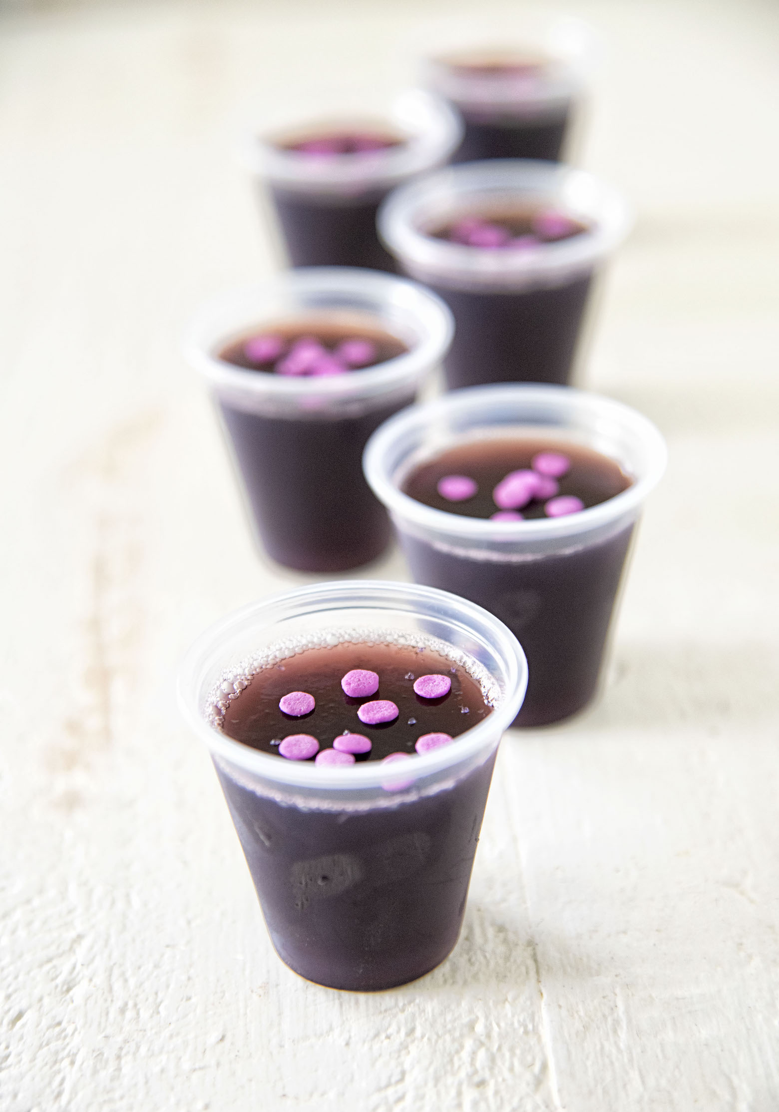 Grape Limeade Vodka Jell- Shots