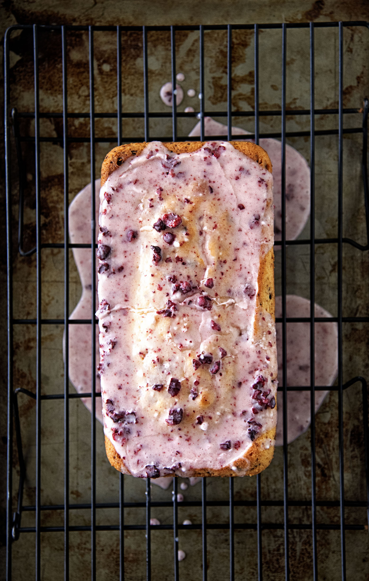 Lemon Cherry Loaf Cake 