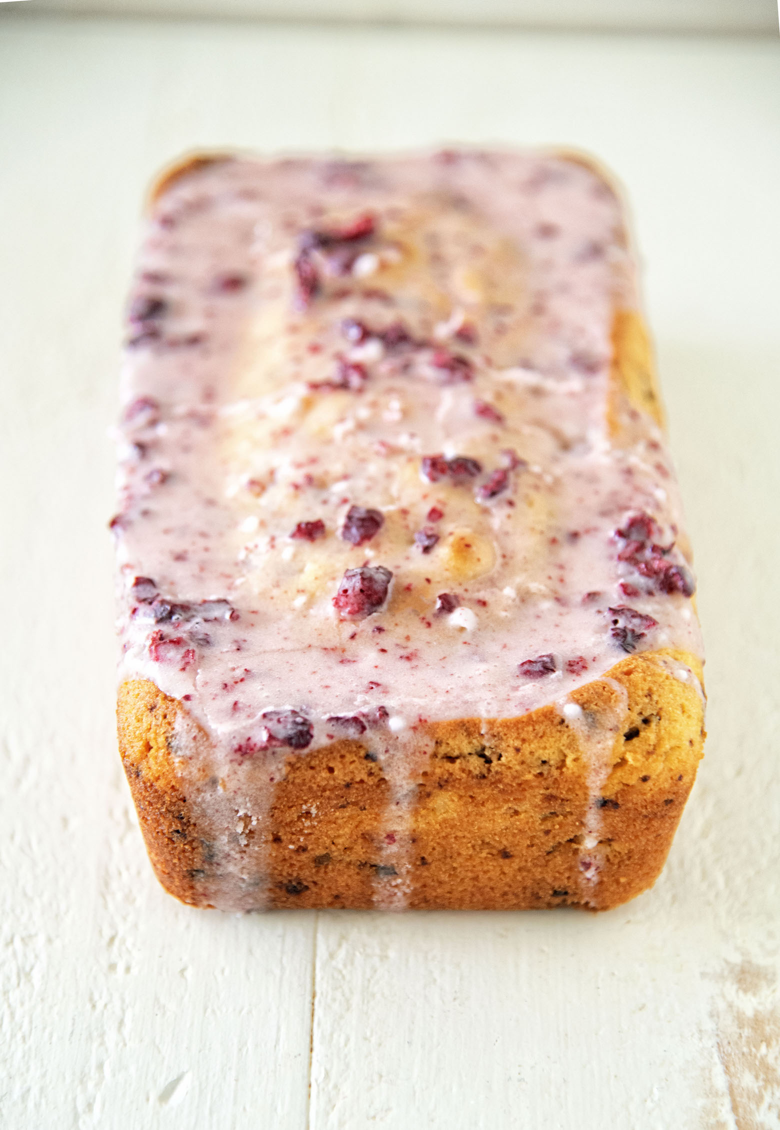 Lemon Cherry Loaf Cake 