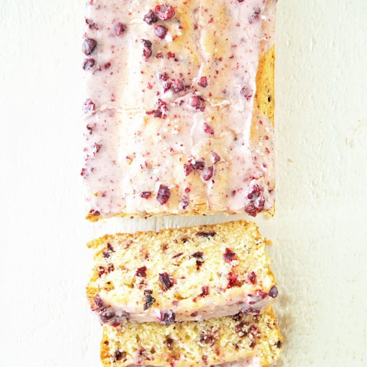 Lemon Cherry Loaf Cake 