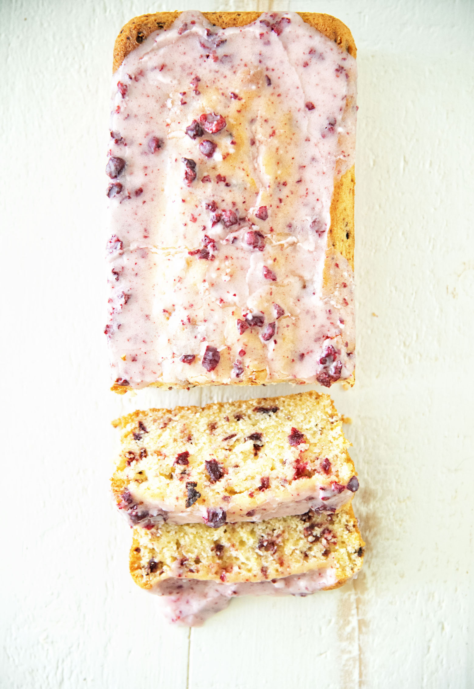 Lemon Cherry Loaf Cake 