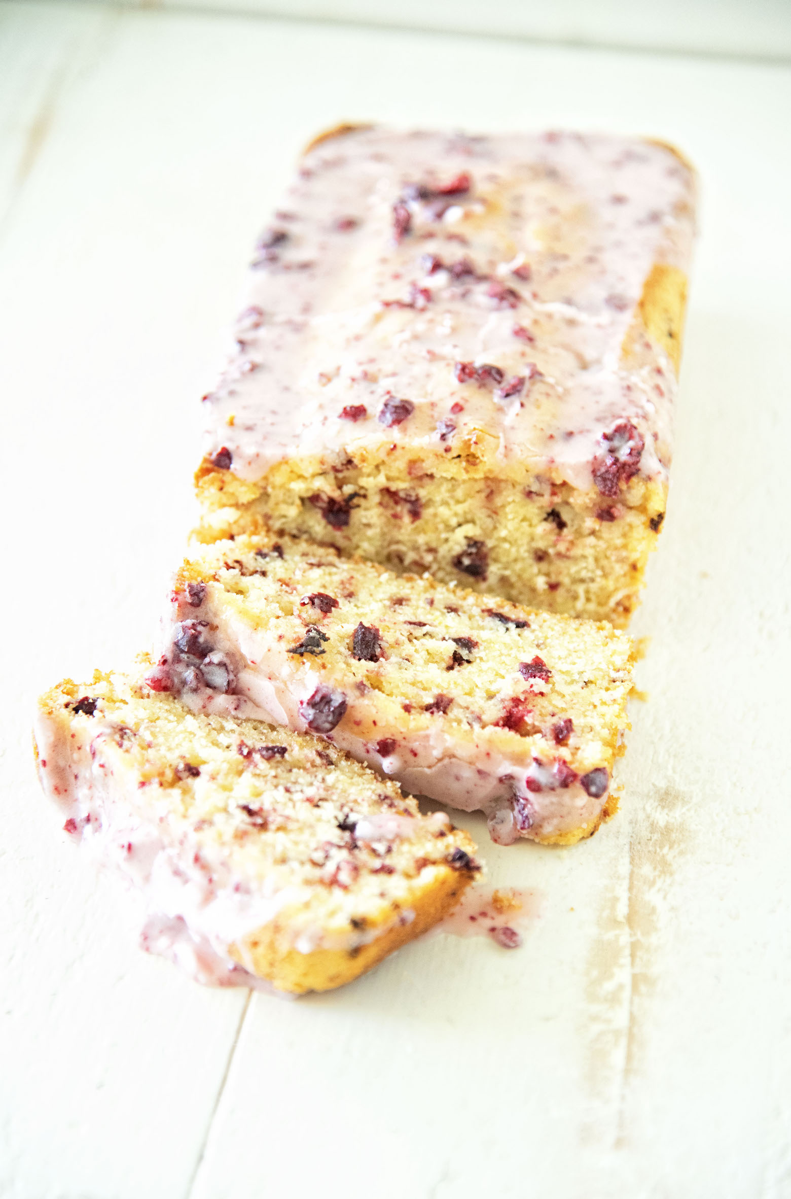 Lemon Cherry Loaf Cake 