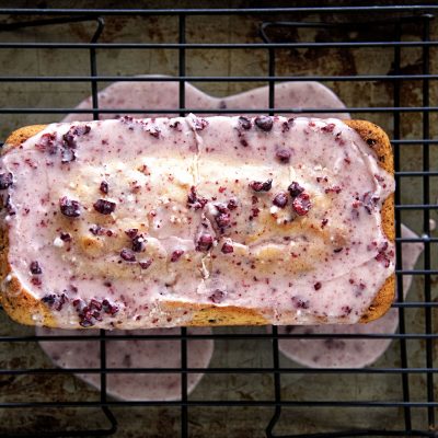 Lemon Cherry Loaf Cake