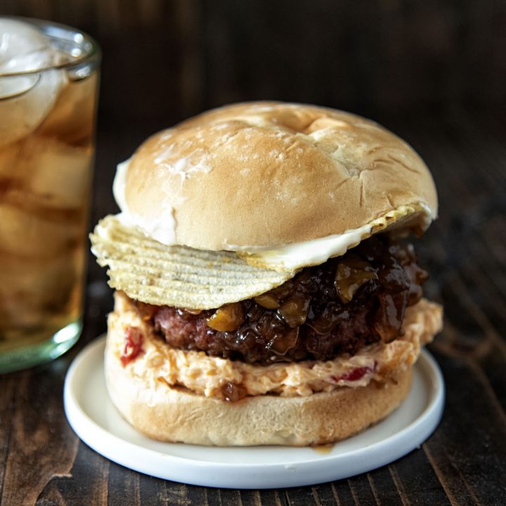 Peach Sweet Tea Southern Veggie Burger