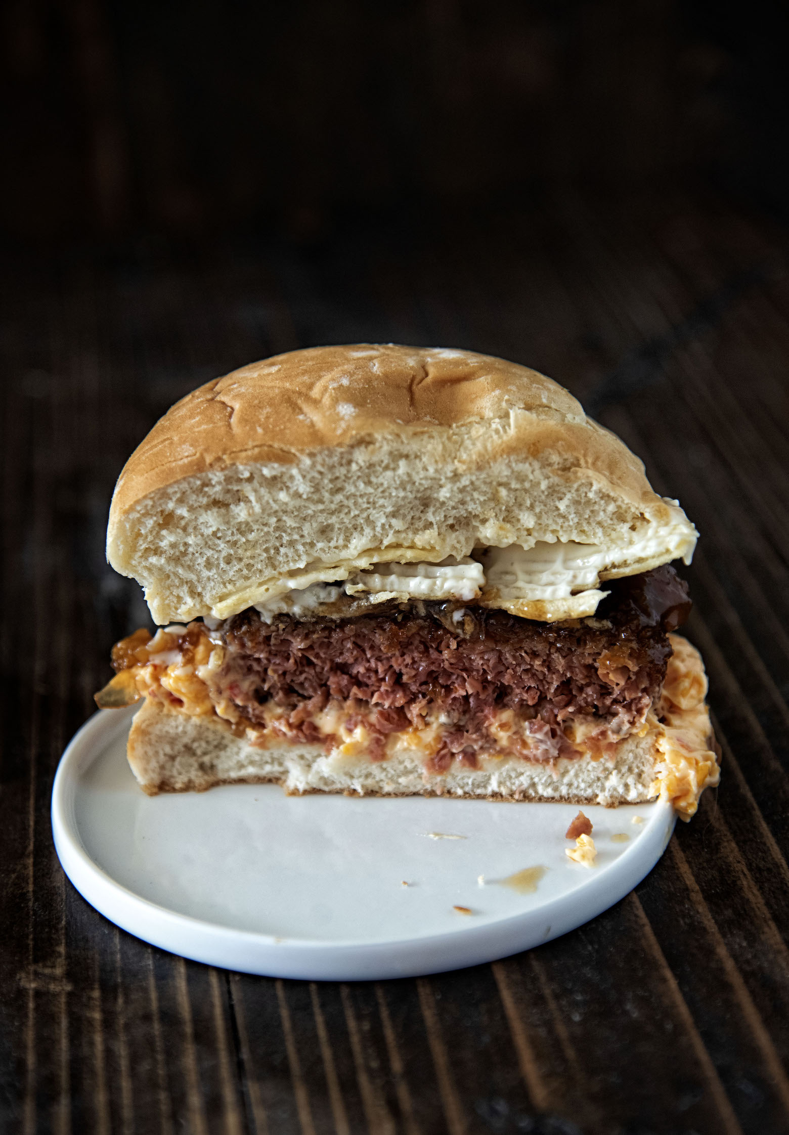 Peach Sweet Tea Southern Veggie Burger 