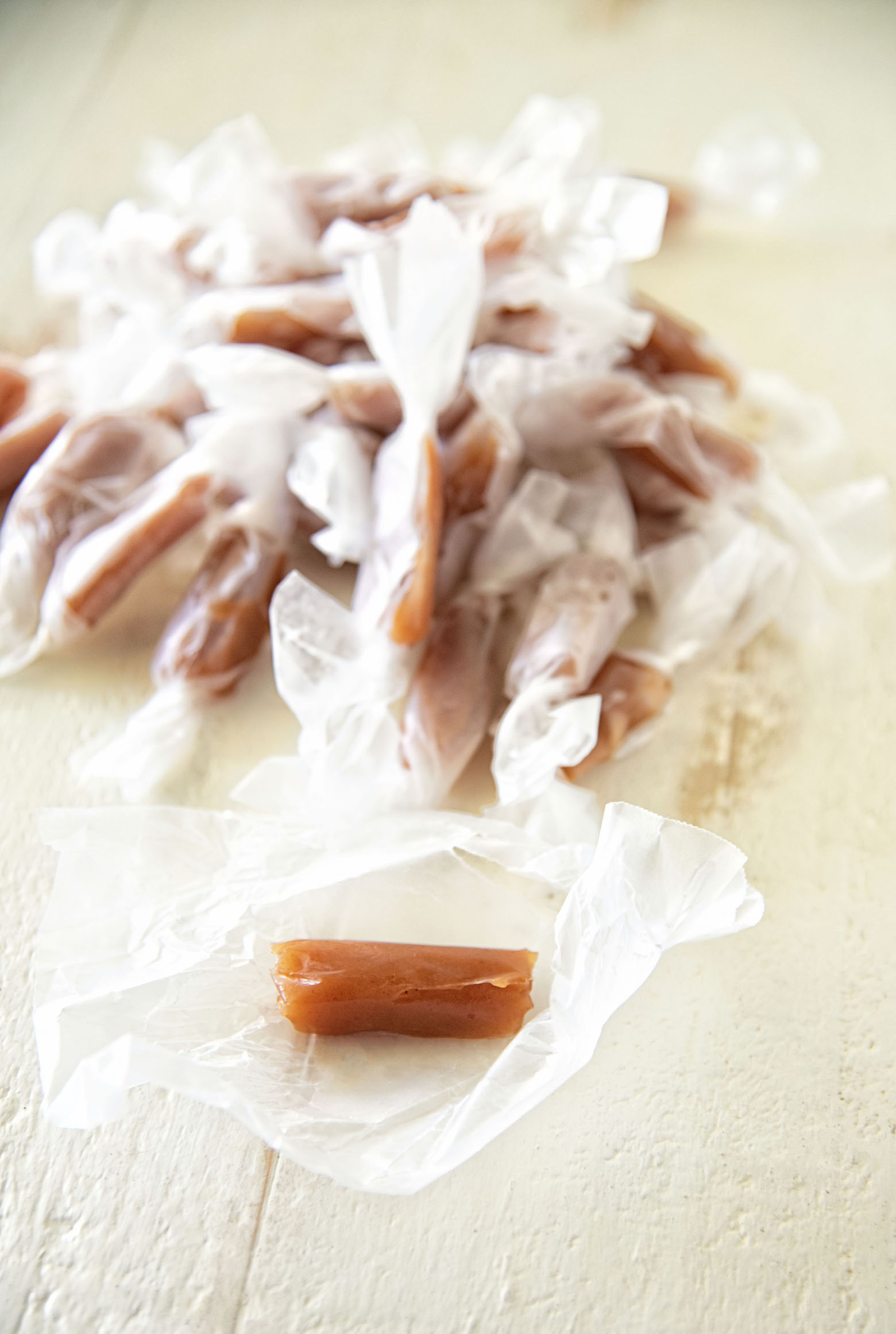 Orange Sherbet Caramels