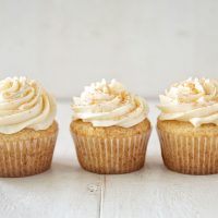 Orange Sherbet Cupcakes