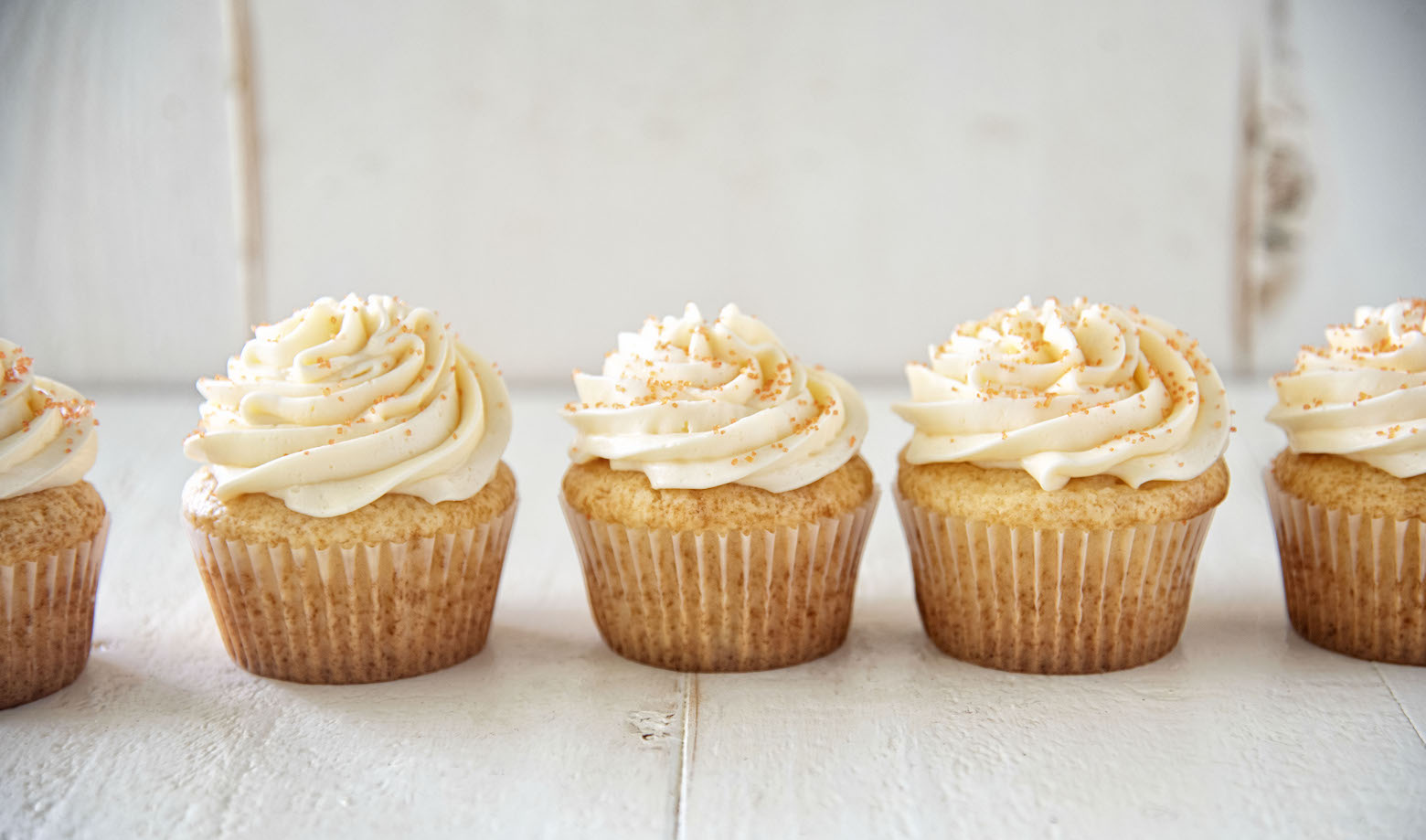 Orange Sherbet Cupcakes 