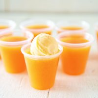 Orange Sherbet Jell-O Shot