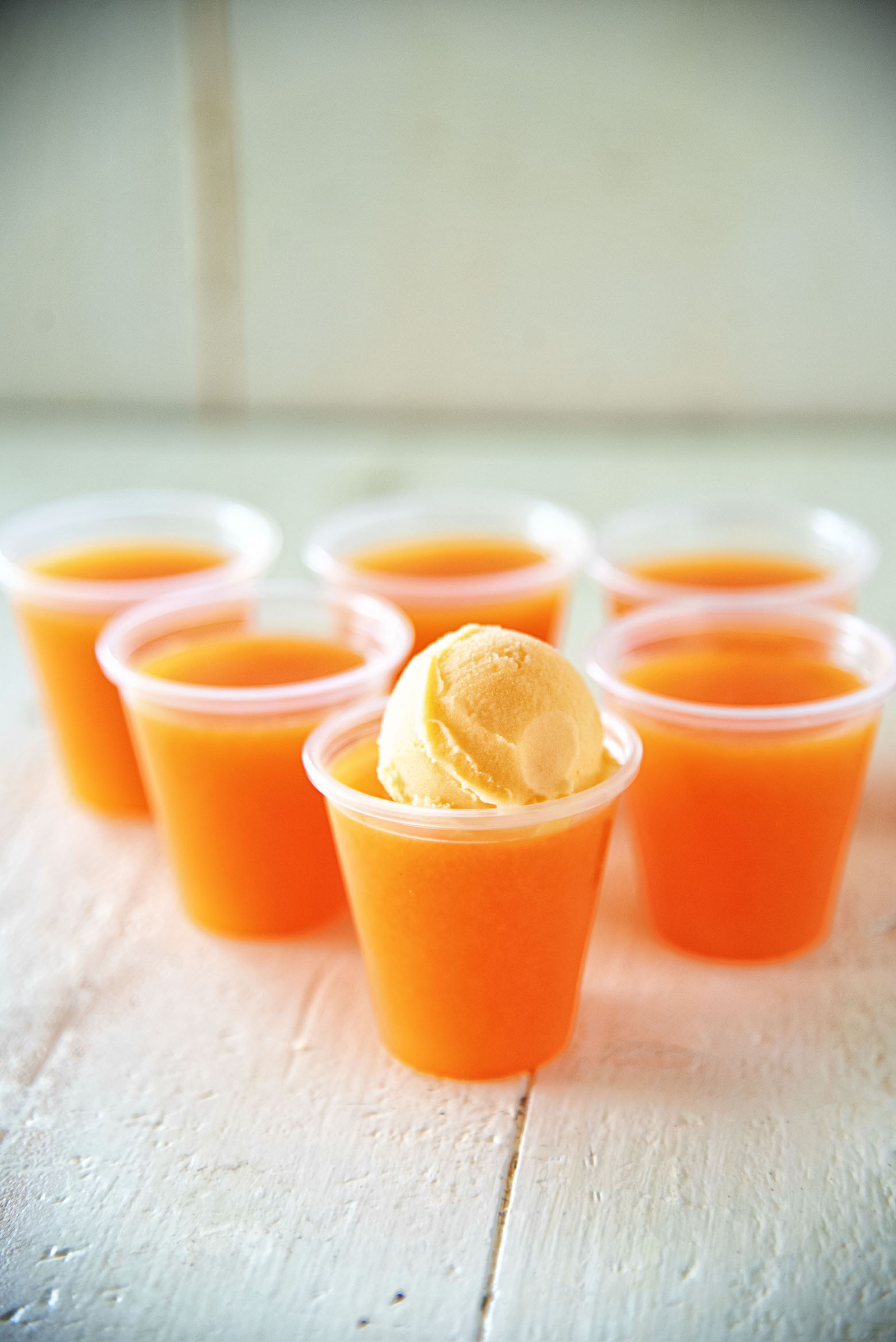 Orange Sherbet Jell-O Shot 