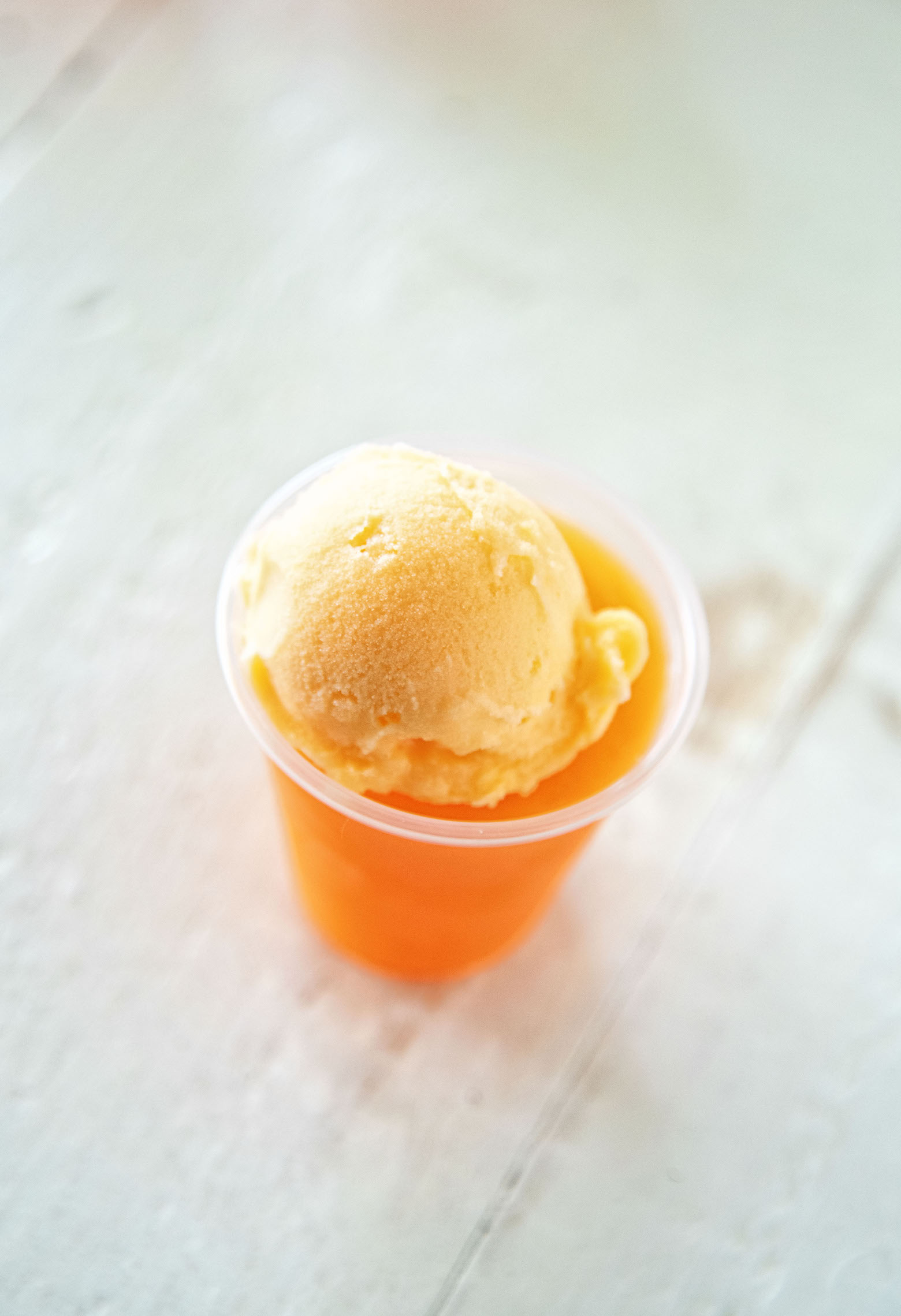 Orange Sherbet Jell-O Shot 