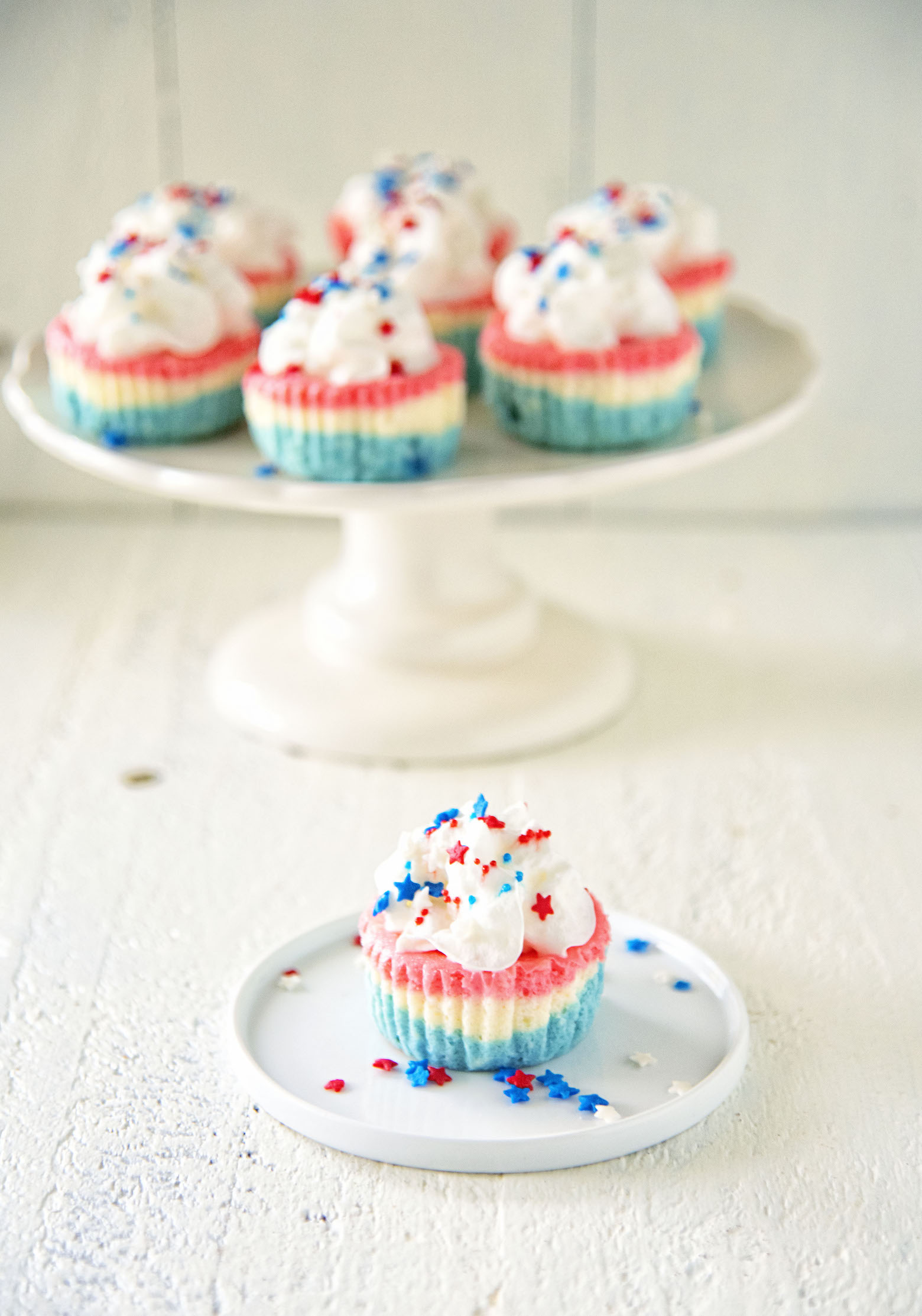 Bomb Pop Cheesecake Cups