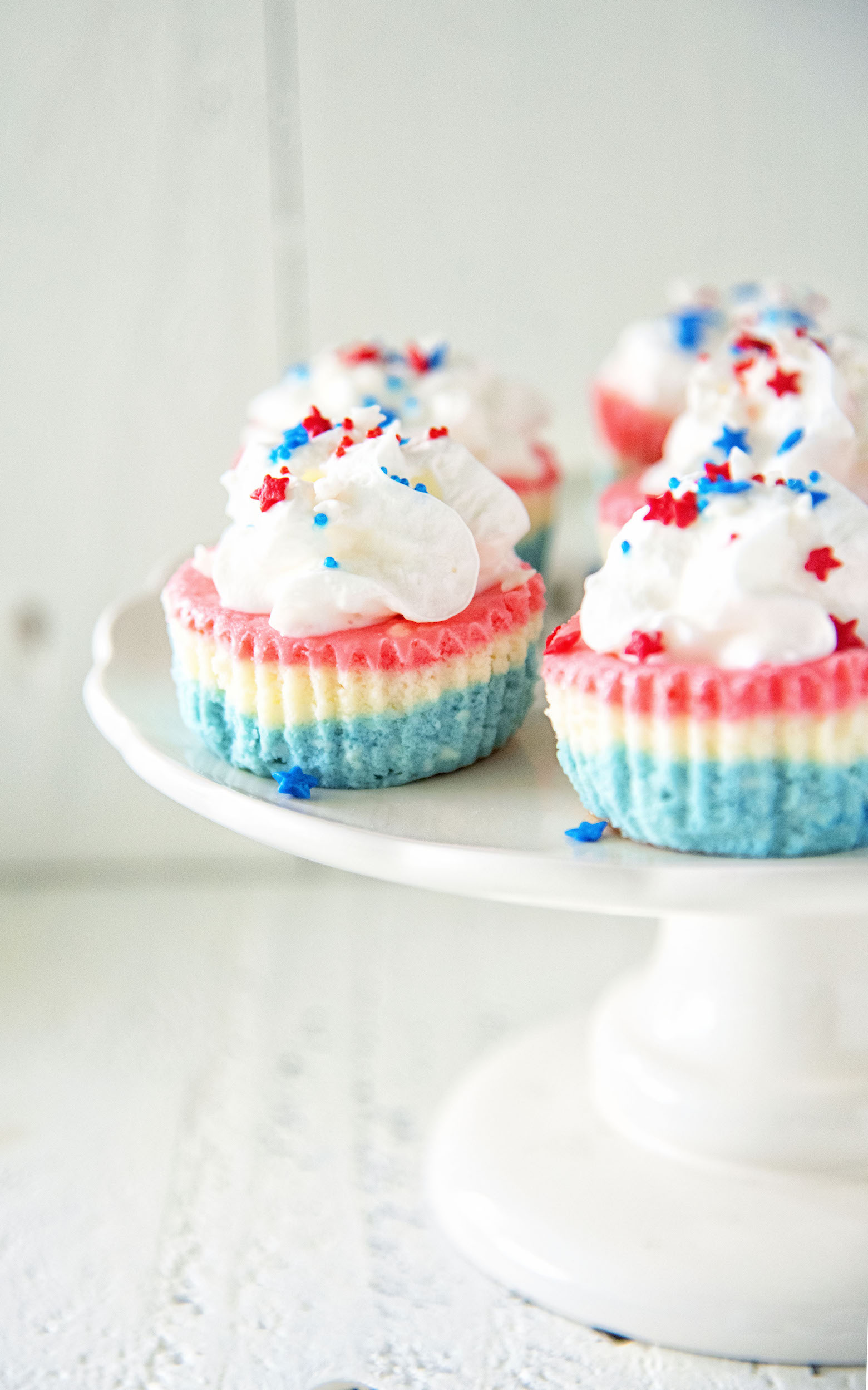 Bomb Pop Cheesecake Cups