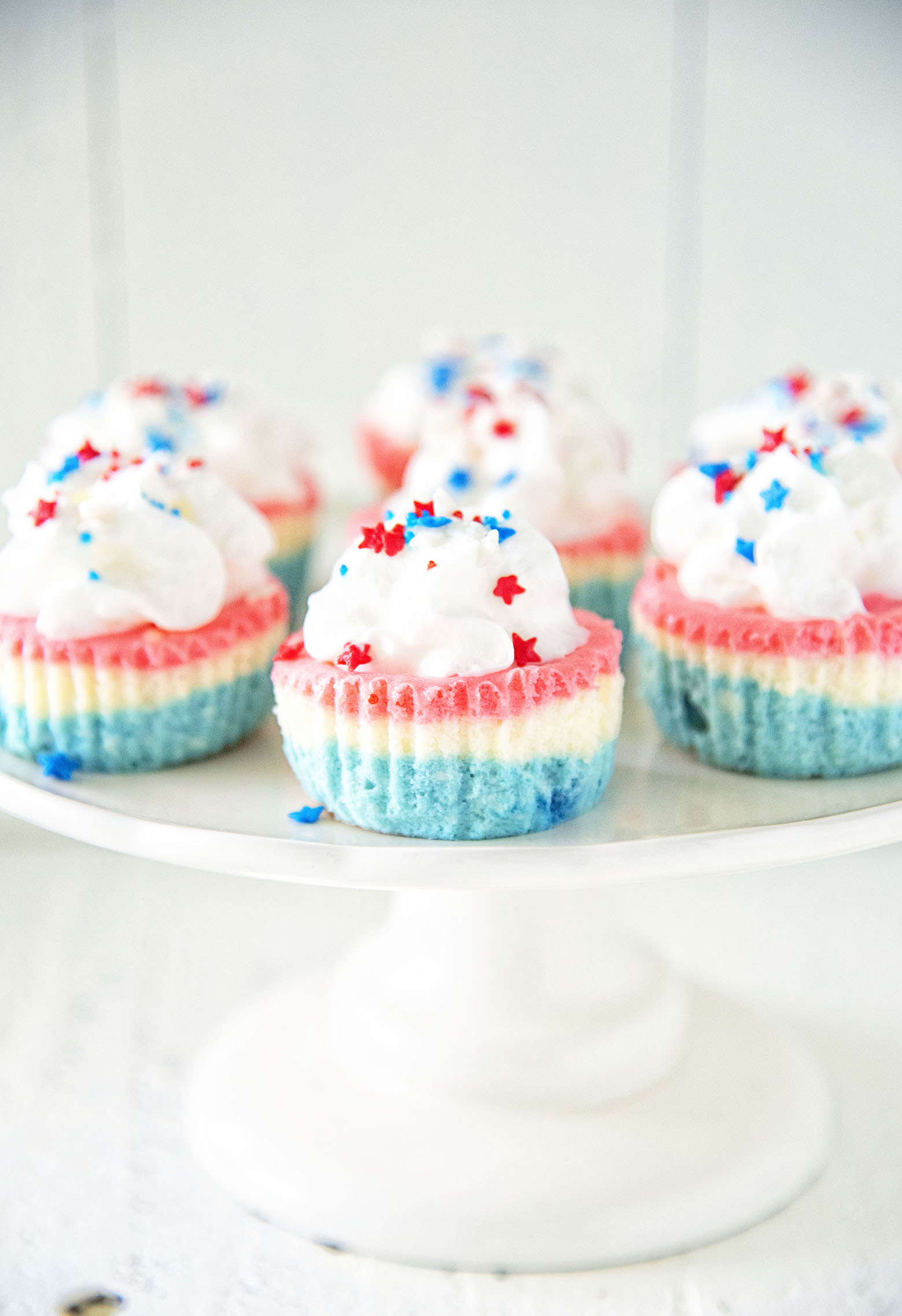 Bomb Pop Cheesecake Cups