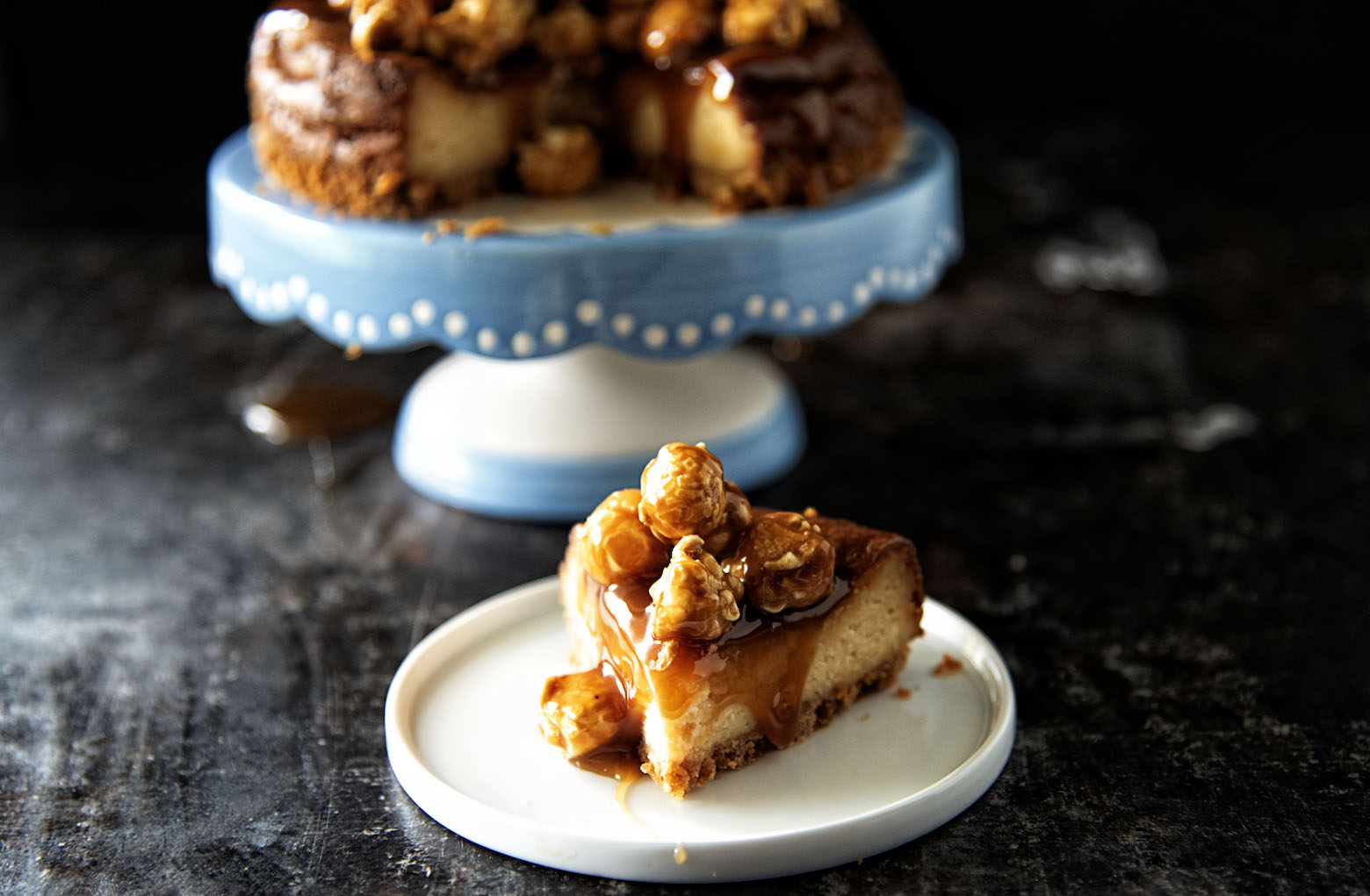 Caramel Corn Cheesecake 