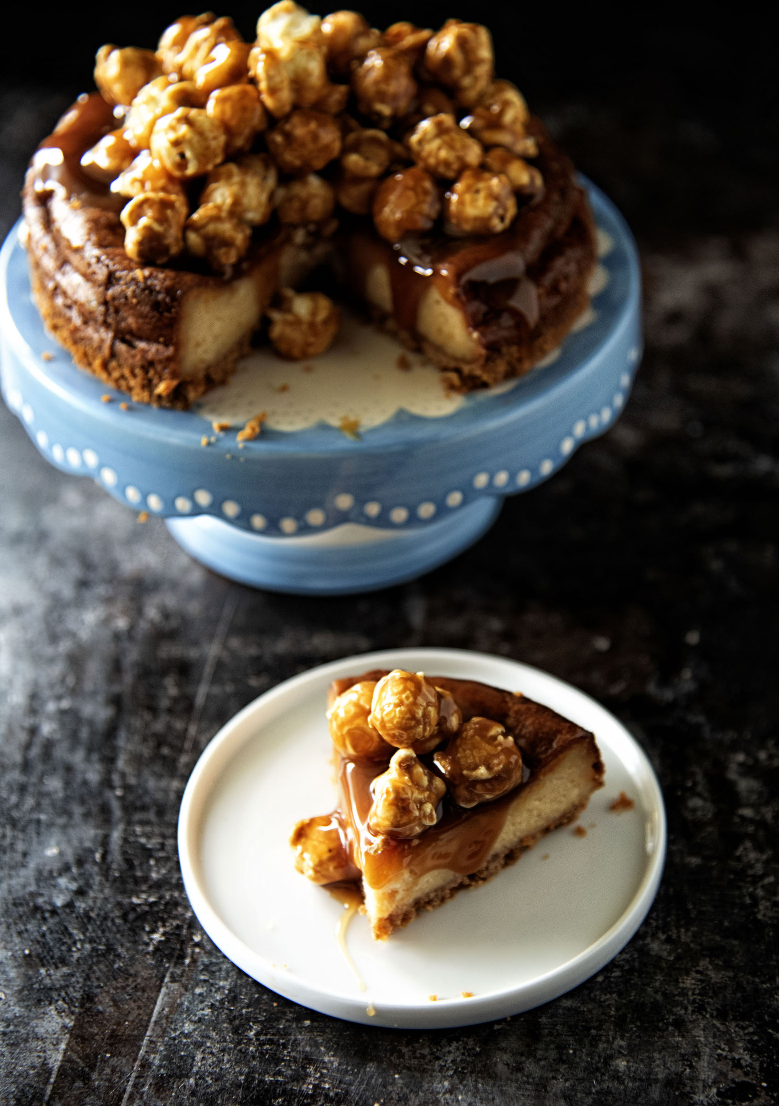 Caramel Corn Cheesecake 