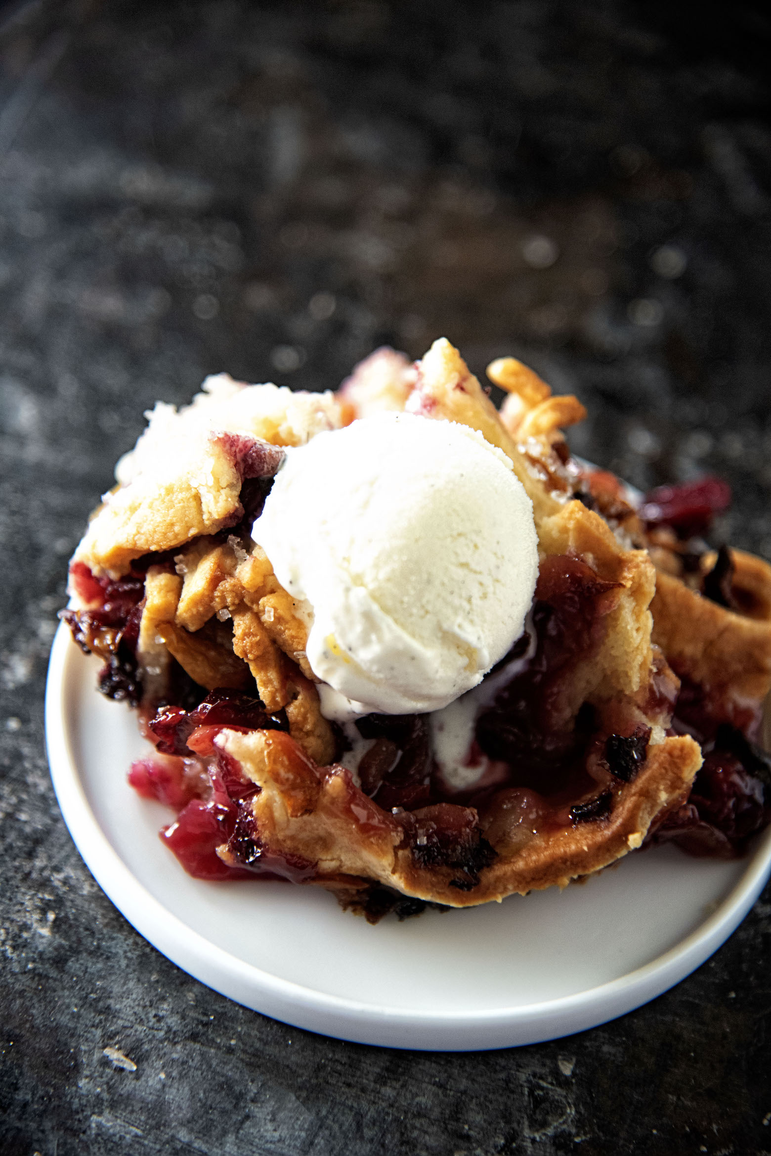 Cherry Limeade Biscuit Cobbler 