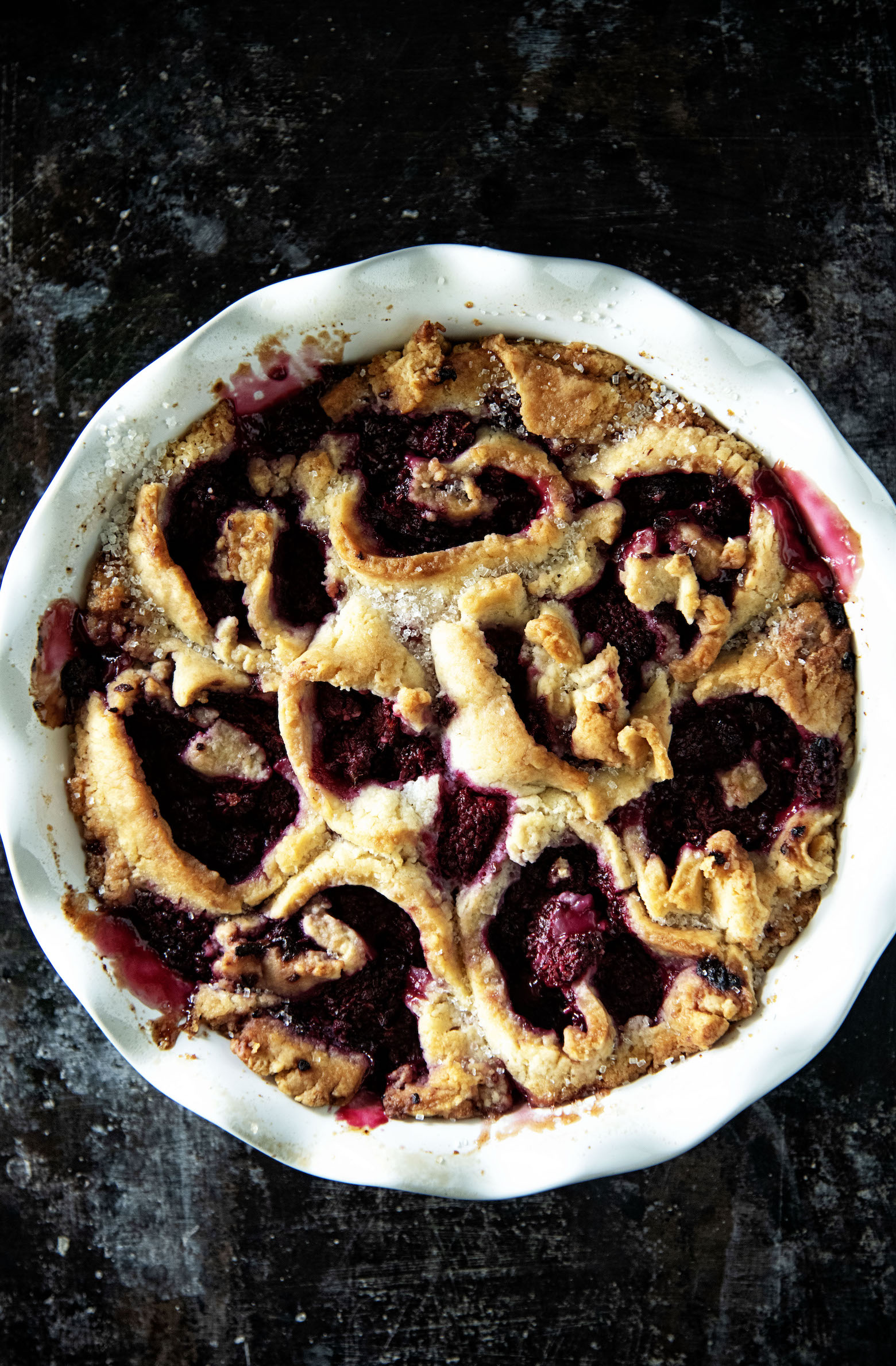 Tayberry Biscuit Cobbler 